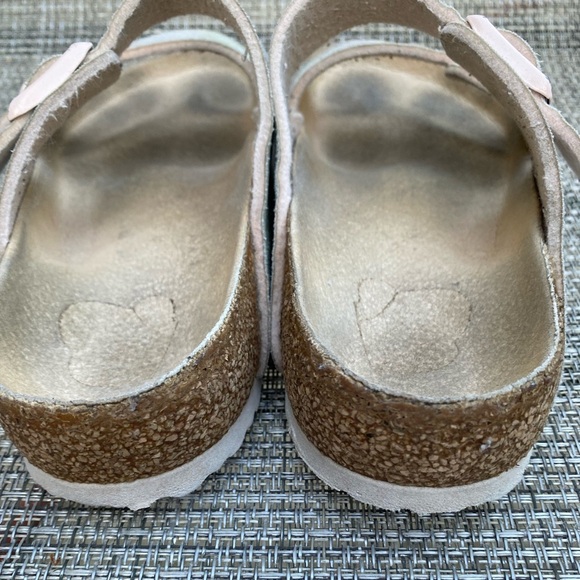 Birkenstock Arizona Vegan Slide Sandal Women’s Iridescent Light Rose 5.5 US/36EU - Picture 13 of 14